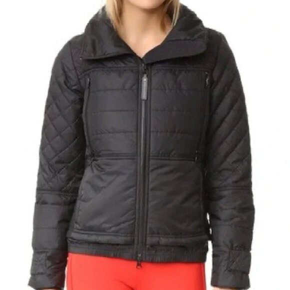Stella McCartney X Adidas Black Puffer Quilted Jacket Size XS - Picture 2 of 9